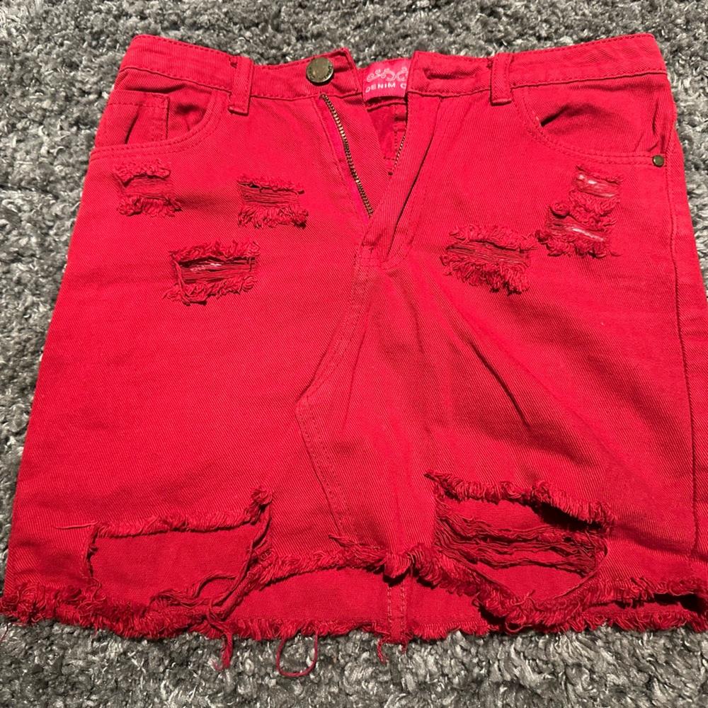 Denim club mini skirt SM